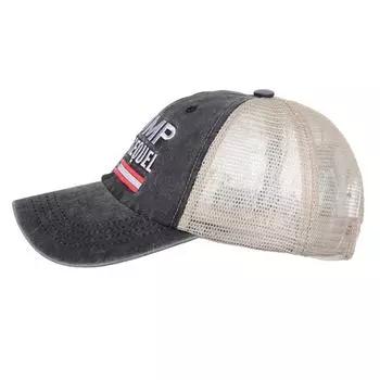 Бейсбольная кепка Trump 2024, повседневные регулируемые кепки для гольфа для мужчин и женщин (черный)