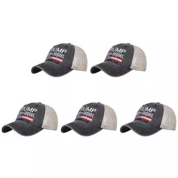 Бейсбольная кепка Trump 2024, повседневные регулируемые кепки для гольфа для мужчин и женщин (черный)