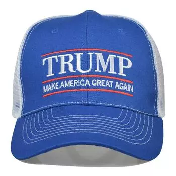 Бейсбольная кепка Trump, регулируемые повседневные кепки для гольфа для занятий спортом на открытом воздухе (синий)