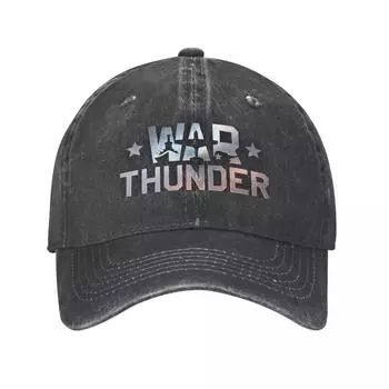 Бейсбольная кепка War Thunder Game, винтажная потертая джинсовая кепка от солнца в стиле унисекс, летние неструктурированные мягкие шапки, кепка One Size