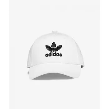 Бейсбольная классическая кепка с трилистником ADIDAS, белая FJ2544 OSFW