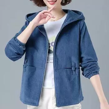 Бейсбольная куртка с эластичными манжетами, ветрозащитная дуга, стильная простая повседневная однотонная бейсбольная ветровка, повседневная одежда M синий