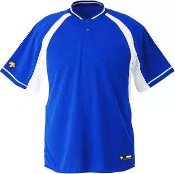 Бейсбольная рубашка DB103B Royal x S White L [DESCENTE] Мужская (РОСВ)