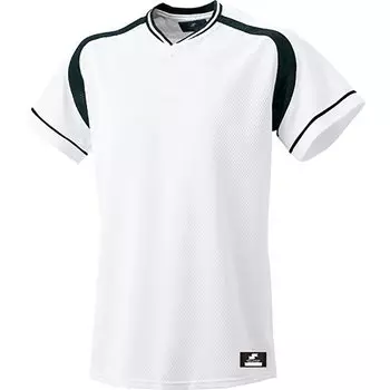 Бейсбольная рубашка с 2 пуговицами BW2200 белая x черная, размер M в Японии [SSK] перед игрой [мужская] мужская (1090) (эквивалент М)