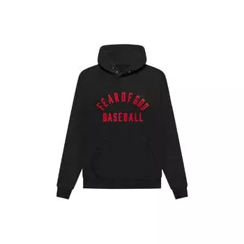 Бейсбольная толстовка Fear of God, винтажные черные мужские топы FG50-078FLC-010 S