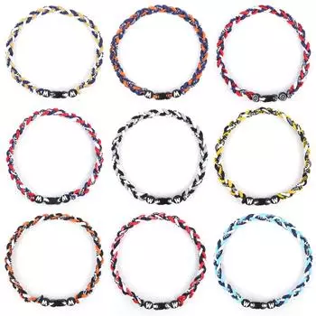 Бейсбольное ожерелье, ожерелье из трех плетеных веревок, ожерелья для спортивных фанатов, тканое ожерелье для подростков, бейсбольная спортивная команда 1