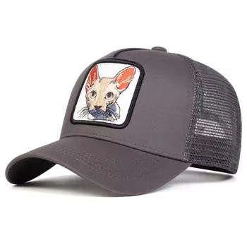 Бейсбольные кепки с вышивкой животных унисекс, весна и лето, регулируемые повседневные шляпы для отдыха на открытом воздухе, солнцезащитная кепка