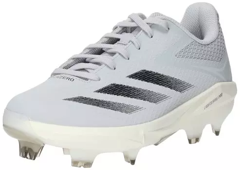 Бейсбольные шипы Adizero Electric TPU Baseball Spikes MDV40 Team Light White cm [Adidas] Серый/Черный/Обувь (IF3267) 30,0