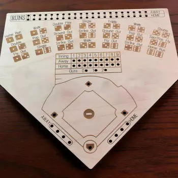 Бейсбольные спортивные кубики семейная настольная игра деревянный подарок уникальная настольная для детей взрослых