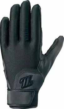 Бейсбольные защитные перчатки ZETT Neo Status, совместимые с правилами школьного бейсбола, черные, для правой руки, размер S, BG295HS, для одной руки (1900) (22~23см) чёрный