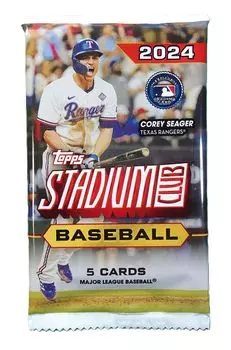 Бейсбольный мяч Topps Stadium Club 2024 года Бейсбольный мяч Topps Stadium Club 2024 года 1PACK 1PACK [Предмет]