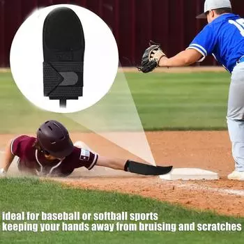 Бейсбол, софтбол, скользящие перчатки, скользящие перчатки, защита для взрослых чёрный