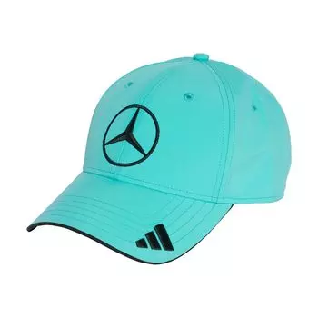 Бейсболка Adidas Mercedes AMG Petronas Formula One Team, Легкая металлическая кепка, Значок, RF972, Мужская, Полумятный Раш/Черный (JW6268)