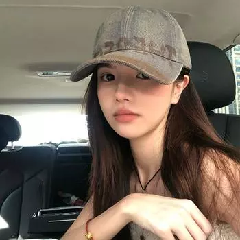 Бейсболка American Washed Letter с широкими полями и козырьком Модная бейсболка Y2k для мужчин и женщин Style 3