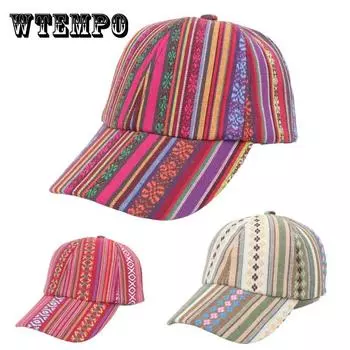 Бейсболка Boho-Chic с регулируемой высотой для мужчин и женщин — защита от солнца, винтажный принт, полиэстер, не растягивается, идеально подходит для активного отдыха Adjustable