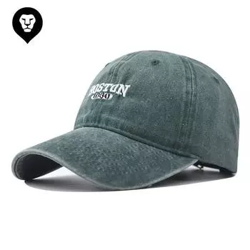 Бейсболка Boston из хлопка, персонализированная, на все времена, новая персонализированная вышитая кепка Adjustable