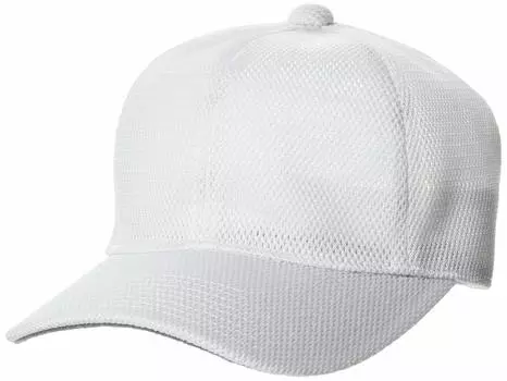 Бейсболка детская с козырьком BC073J белая Япония свободный размер [SSK] Junior/Square 6-сторонняя (10)