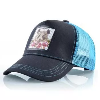 Бейсболка для мужчин и женщин уличная одежда в стиле хип-хоп Snapback кепки-дальнобойщики с нашивкой уличная дышащая кепка 56-59cm серый