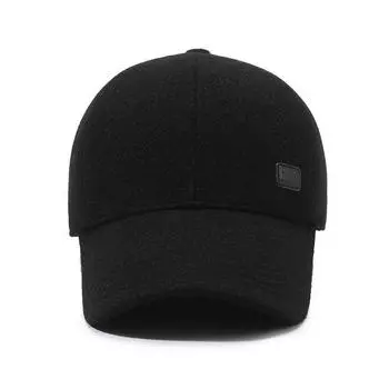 Бейсболка для мужчин среднего возраста, теплая защитная кепка для ушей, для пожилых людей, для спорта на открытом воздухе и в холодную погоду Adjustable серый