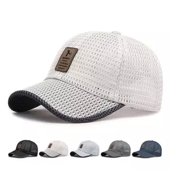 Бейсболка для мужчин, женская уличная солнцезащитная кепка, спортивная кепка, шляпы для рыбалки и гольфа, бейсбольные кепки с дышащей сеткой, женские солнцезащитные кепки темно-синий