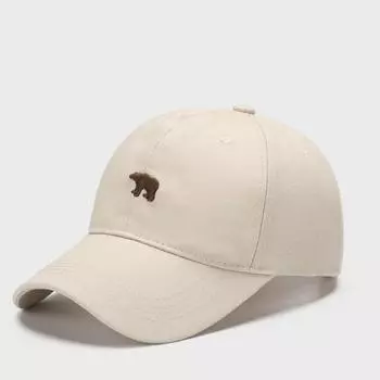 Бейсболка Four Seasons, мужская, вышитая кепка с изображением белого медведя, женская, солнцезащитная кепка серый