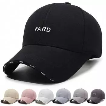 Бейсболка Four Seasons с вышитым алфавитом, модная универсальная мужская и женская, для отдыха на открытом воздухе, для спорта, солнцезащитная шляпа от солнца adjustable белый