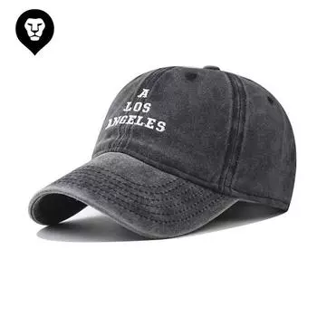Бейсболка из хлопка старая Лос-Анджелес мужская и женская уличная кепка с маленькой буквой Adjustable