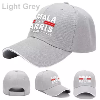 Бейсболка Kamala Harris Trucker Hat Дышащая Регулируемая для занятий спортом на открытом воздухе хаки
