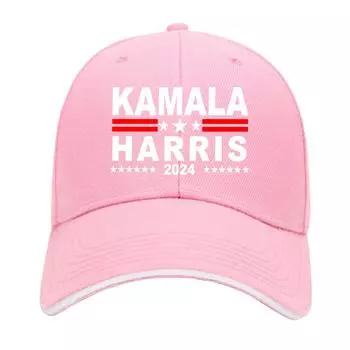Бейсболка Kamala Harris унисекс бейсболка для походов и рыбалки (розовый)