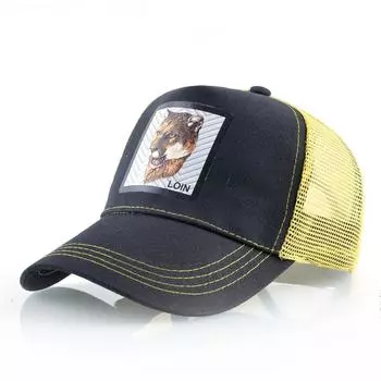 Бейсболка Летние дышащие сетчатые кепки Женская уличная одежда Бейсбольные кепки в стиле хип-хоп Snapback Hat 56-59CM серый