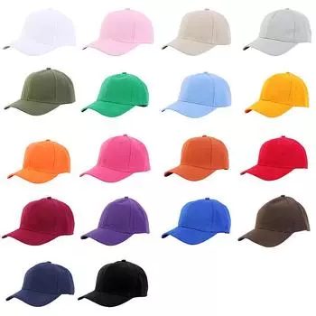 Бейсболка мужская и женская одинаковая кепка, однотонная уличная солнцезащитная шляпа Jdbqm-70 average size темно-синий