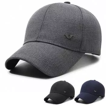 Бейсболка мужская кепка для людей среднего и пожилого возраста, кепка для отдыха на природе с солнцезащитным козырьком серый