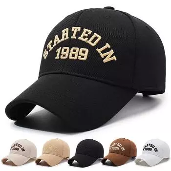 Бейсболка Мужская Женская Весенне-Осенняя Кепка от солнца Кепка с защитой от солнца на открытом воздухе Кепка с буквами белый