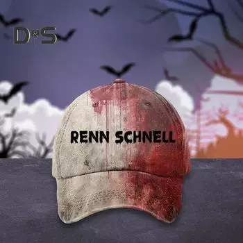 Бейсболка на Хэллоуин с принтом в виде брызг крови, бейсболка с принтом ужасов, унисекс, регулируемая кепка для спорта и путешествий, костюм на Хэллоуин E