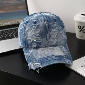 Бейсболка New Street смешанного цвета с принтом тай-дай для мужчин и женщин с тентом и отверстием для защиты от ветра, универсальная кепка для активного отдыха M56-58cm чёрный