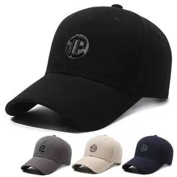 Бейсболка новая модная повседневная универсальная бейсболка для улицы, затеняющая дышащая кепка с вышитыми буквами Adjustable чёрный