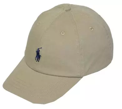 Бейсболка Polo Ralph Lauren Boys Pony, бежевая, размер США 2T-4T (ребенок, начинающий ходить) цвет бежевый