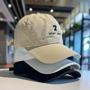 Бейсболка премиум-класса с объемной вышивкой в виде 7 букв для мужчин и женщин, для пар, весна-лето, быстросохнущая, легкая и тонкая, дышащая Adjustable белый