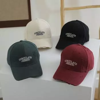 Бейсболка с американским алфавитом, женская, повседневная, универсальная, с мягким верхом, весна и осень, новая, для пар, для путешествий, солнцезащитный козырек от солнца M56-58cm чёрный