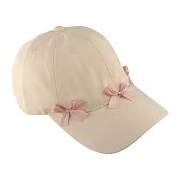 Бейсболка с бантом в корейском стиле, бейсболка с солнцезащитным козырьком, бейсболка с бантом в стиле ретро для мужчин бежевый