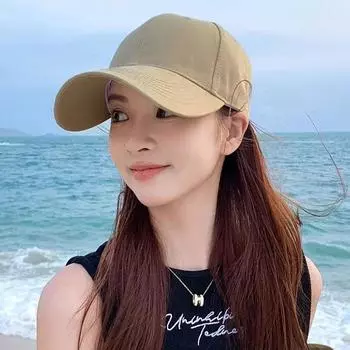 Бейсболка с большой окружностью головы 2025 года, новинка лета, широкие поля, глубокий верх, модель для женщин, мягкий верх, кепка с утиным язычком, для мужчин чёрный