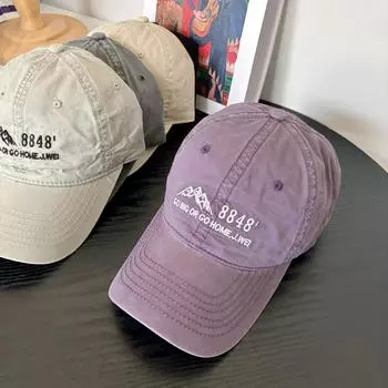 Бейсболка с большой окружностью головы Детская весенне-летняя кепка для повседневного ношения, универсальная мужская летняя кепка с защитой от солнца M56-58cm чёрный