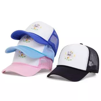 Бейсболка с буквами для маленьких девочек и принтом «космос», модная дышащая сетчатая кепка для гольфа, дорожная шляпа, рыболовные шляпы, Gorras чёрный