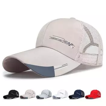 Бейсболка с длинными полями, мужские летние сетчатые шляпы, панама для гольфа, рыбалки, спортивная кепка на открытом воздухе, шляпы с козырьком, фуражка Hombre Gorras 55-60cm красный