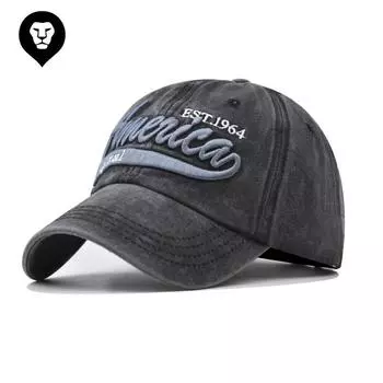 Бейсболка с флагом из хлопка, стиранная, Американская вышитая бейсболка, внешняя торговля, Европа и США, день независимости Adjustable