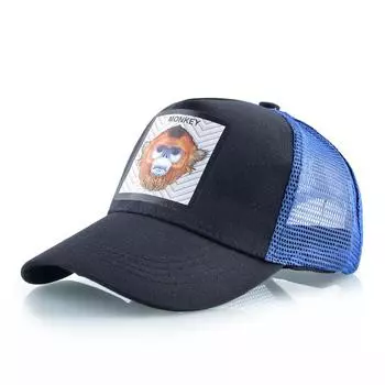 Бейсболка с имитацией вышивки, уличная кепка-дальнобойщик, мужская и женская кепка Snapback в стиле хип-хоп 56-59cm серый