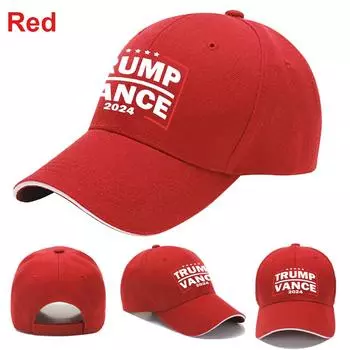 Бейсболка с красным белым 2024 MAGA Дональда Трампа 45-47 СДЕЛАЕМ АМЕРИКУ СНОВА ВЕЛИКОЙ, слоган, регулируемая, вышитый американский флаг США розовый