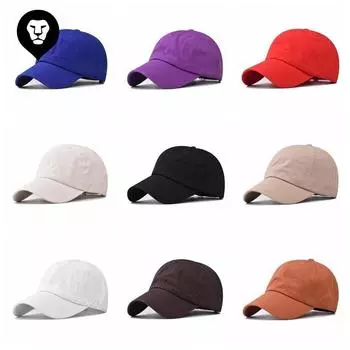 Бейсболка с мягким верхом, бейсболка из чистого хлопка, мужская и женская, легкая, дышащая, закрывающая лицо, кепка для отдыха на открытом воздухе Adjustable