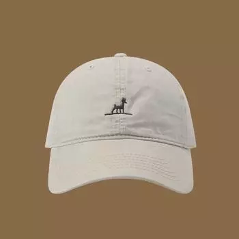 Бейсболка с мягким верхом и оленем, детская, весенне-летняя, для пар, солнцезащитная шляпа, универсальная, американская ретро-кепка M56-58cm бежевый