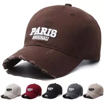 Бейсболка с широкими полями, женская уличная кепка с надписью и спортивной вышивкой, панама с хвостиком, мужская шляпа Snapback, шляпы с солнцезащитным козырьком серый